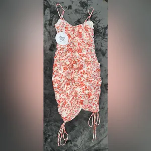 Princess Polly Cael Pink Floral Mini Dress Size 0 New with tag thumbnail 6