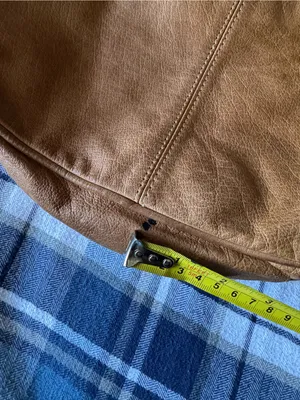 Emily Ann of Boca Raton Brown Leather Crossbody Messenger Bag thumbnail 10