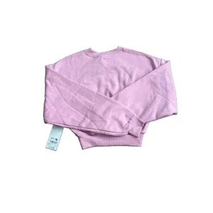 ALO Yoga NWT Cropped Accolade Crewneck Pullover Candy Heart Pink Size XS thumbnail 7