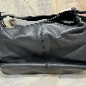Coldwater Creek Handbag Women Black Faux Leather Purse thumbnail 3