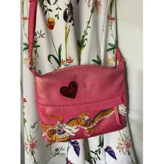 Kate Spade Pink Leather Crossbody With Customized thumbnail 9