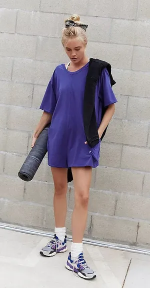 Free People Hot Shot Tee Romper thumbnail 1