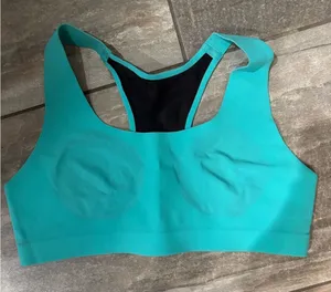 Women's Teal Sports Bra thumbnail 1