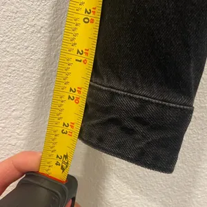 Zara Black Denim Jacket - Small thumbnail 12