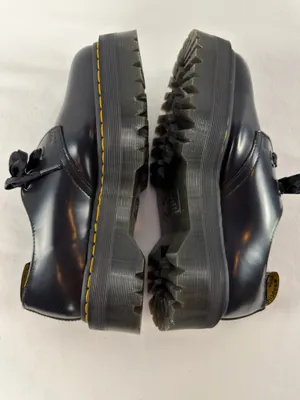 Dr. Martens Holly Women's Leather‎ Platform Shoes in Black Size 9 thumbnail 8