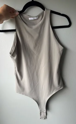 Grey body suit Gray Size M thumbnail 1