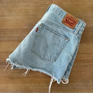 Levi's Distressed Denim Shorts thumbnail 5