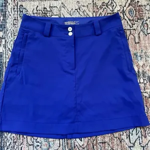 NIKE GOLF Tour Performance Tech Skort Royal Blue Size 2 Golf Skirt thumbnail 1