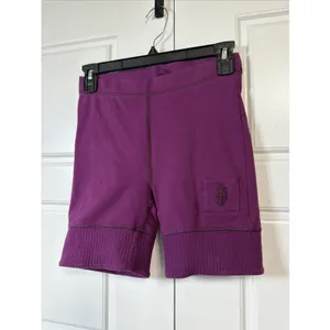 Free People Movement Biker Shorts Womens XS Purple Ribbed Trim Activewear Pocket thumbnail 4
