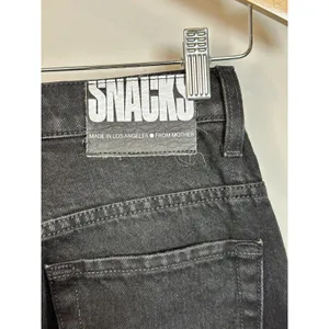 MOTHER Denim Snacks High Waisted Twizzy Skimp Jeans Womens 25 Black Smacking Good thumbnail 7