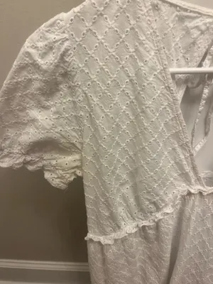 ZARA White Mini Dress thumbnail 4