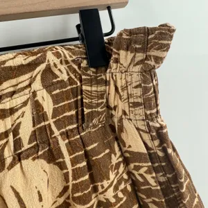 Urban Outfitters Teresa Printed Paperbag Pants Size Medium Linen Blend *No Belt* thumbnail 10