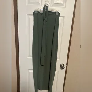 Reformation Olive Backless Halter Dress thumbnail 2