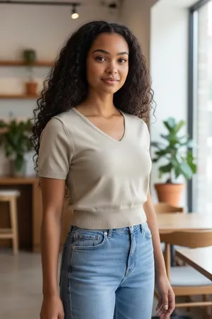 Brandy Melville Sweater Top Crop thumbnail 1