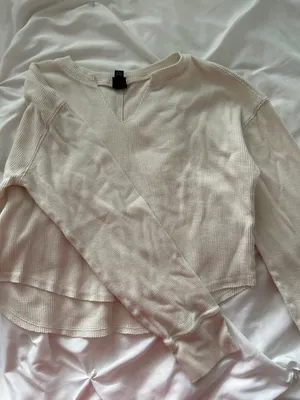 Long Sleeve Waffle top thumbnail 2