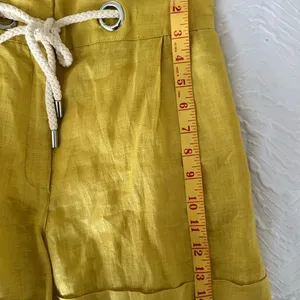 Mango Yellow Women's Shorts with Drawstring thumbnail 9