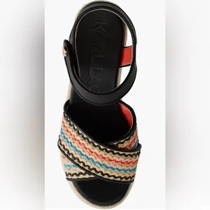 KARL LAGERFELD PARIS
Celeste Platform Wedge Sandal thumbnail 4