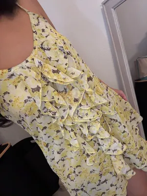 Boutique Yellow Mini Dress thumbnail 2