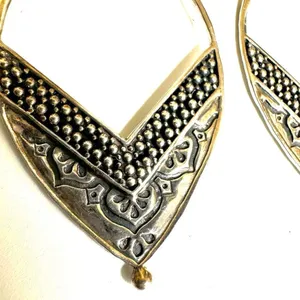Siplada Sterling silver etched earrings thumbnail 10