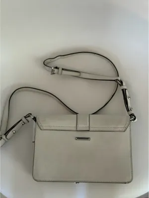 Rebecca Minkoff white leather crossbody bag thumbnail 6