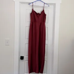 Sachin & Babi Rust‎ Cowl Neck Wedding Guest Dress Gown Size 12 thumbnail 3