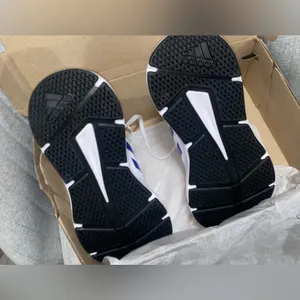 Adidas Galaxy 6 M White and Blue Athletic Sneakers thumbnail 4