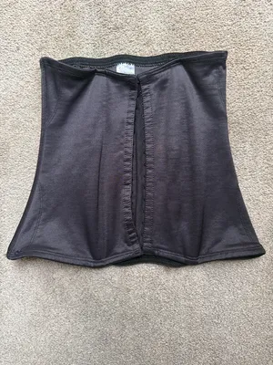 Woman’s Small MiracleSuit Black Waist Trainer Corset Shaper 15 Eyelet Closure thumbnail 4