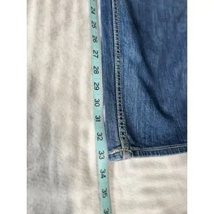 Wrangler Rock 47 Med Wash Boyfriend Fit‎ Jeans Mid Rise Size 33x33 Distressed thumbnail 6