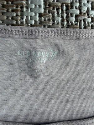 Old Navy Light Beige Scoop Neck Long Sleeve Top thumbnail 2