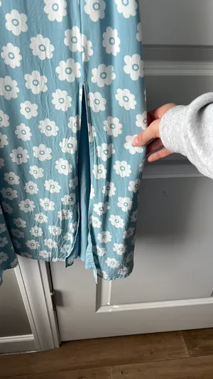 Altar'd State XS blue flower dress thumbnail 5