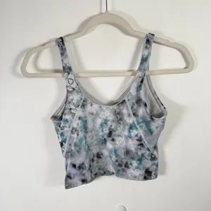 Lululemon Align Tank Light Support Kaleidofloral Blue‎ Gym Workout Womens 6 thumbnail 4