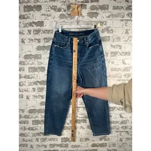American Eagle | women Curvy mom jeans x-short denim jeans thumbnail 6