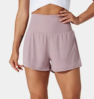 Halara Back Pocket Plus Side Hidden Pocket 2-in-1 Gym Shorts 3" thumbnail 1