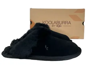 Koolaburra by Ugg Milo Women's Black Slipper Size 11 #B1527 thumbnail 1