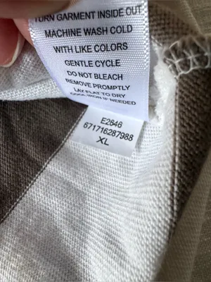 AYR The Practice Tee Stripe Dime Knit, XL thumbnail 10