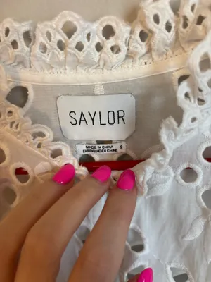Saylor eyelet dress thumbnail 3