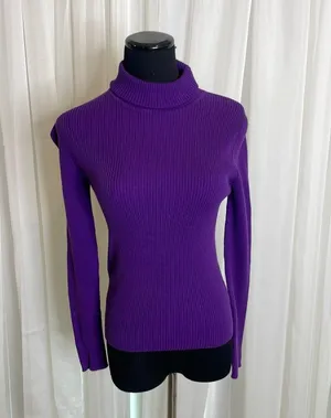 Reference Point NWOT Purple  Turtleneck thumbnail 1