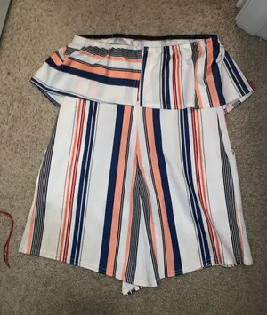 Orange And Blue Romper Size M thumbnail 2
