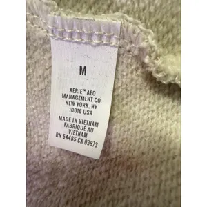 Aerie Pullover Cowl Neck Sweatshirt Sz Med Oversized Fall Festival Cottage D39 thumbnail 5