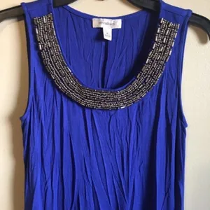 Dressbarn size 6 blue dress‎ thumbnail 4