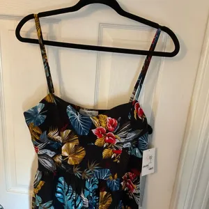 Pacific Vibes Tropical Floral Sleeveless Dress – Size XL – New With Tags thumbnail 4