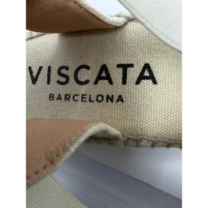 Viscata Sagaro Lace Espadrille Slingback Flat Cream Womens 37 thumbnail 7