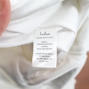 Lulus Romantic Inspiration Maxi Dress Womens M White Spaghetti Strap Faux-Wrap thumbnail 3