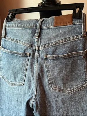 Madewell the perfect vintage Jean raw hem sz 23 EUC thumbnail 5