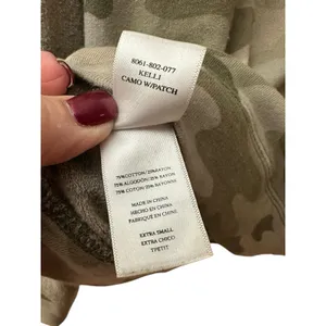 Rails Kelli Camo Sweatshirt Military Patch Detail‎ Size XS Camouflage #A6-2 thumbnail 10