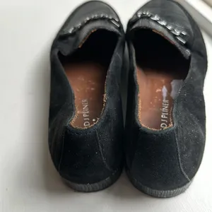 Leather/suede loafers chain Black Size 6 thumbnail 4