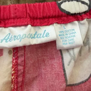 Aeropostale Cows Milk Pajama Pants Y2K Novelty Womens Large Y2K thumbnail 3