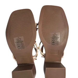 Pierre Dumas Blush‎ Studded Sandals with 2in Heel NWOT Size 8 Preppy HOCO thumbnail 4