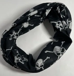 Wide Skeleton Head Headband thumbnail 1