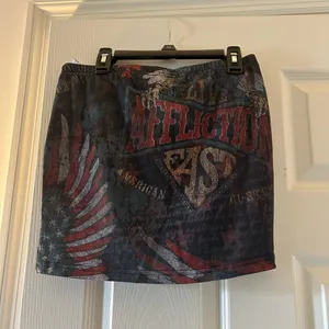 Affliction American Eagle Mini Skirt NWT thumbnail 2